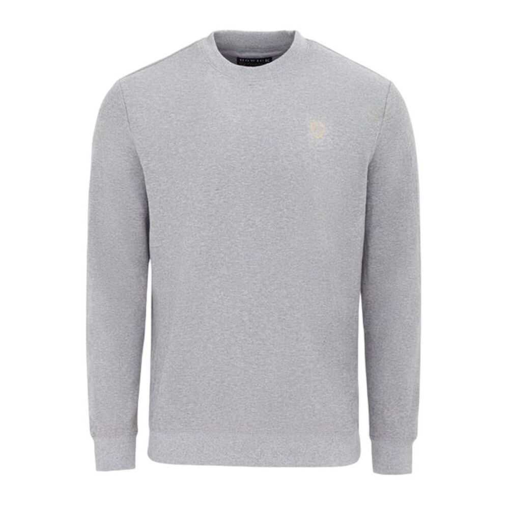 Howick Mens Logo Sweatshirt / Mid Grey Marl
